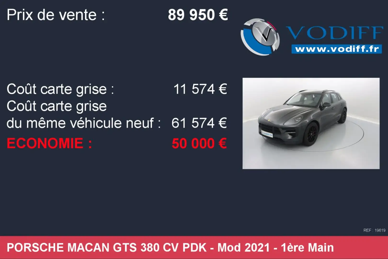 Porsche Macan GTS 380 CV PDK Gris - 2