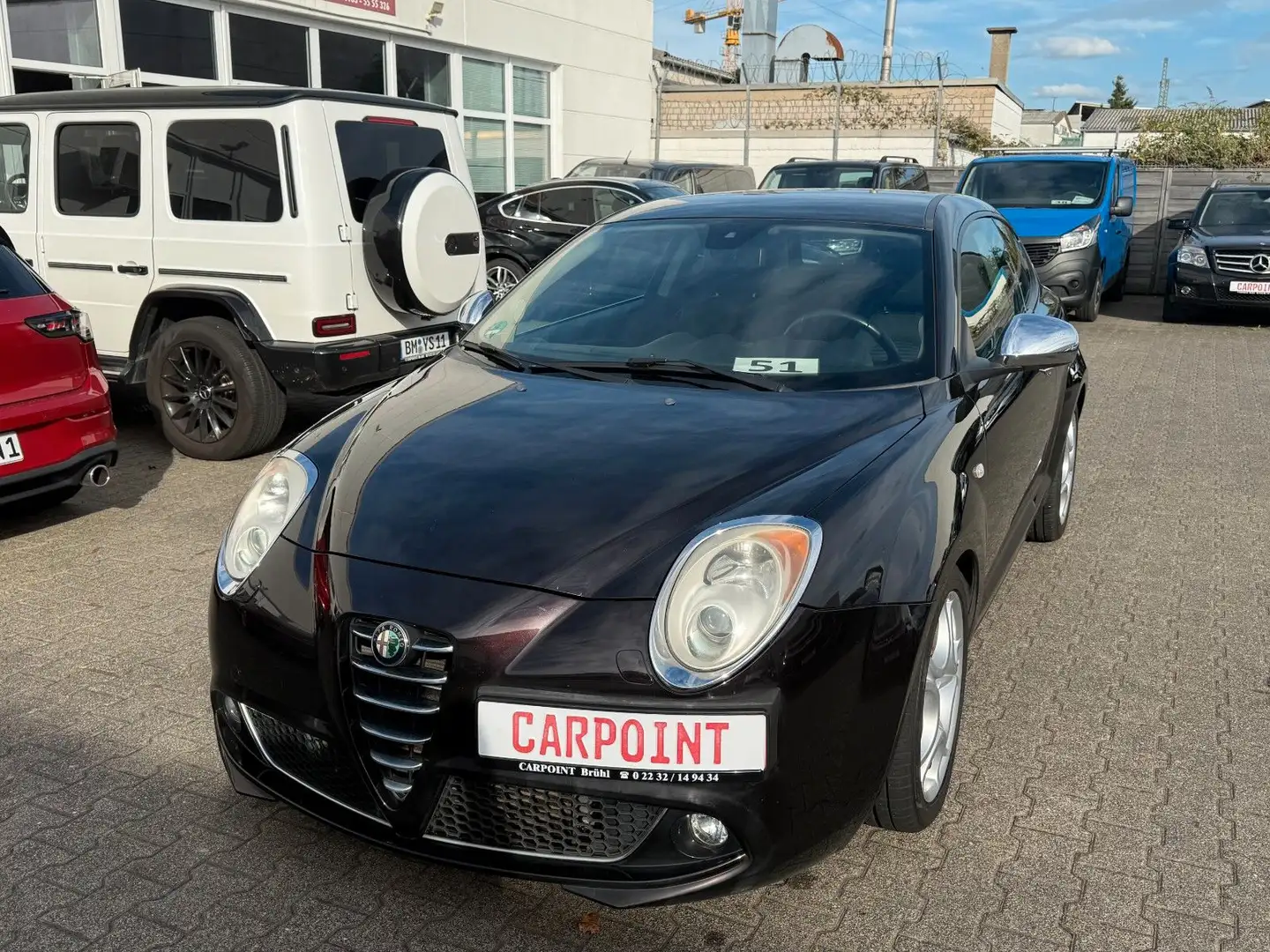 Alfa Romeo MiTo Super KLIMA/NAVI/SHZ/PDC/ 8 FACH Zwart - 1
