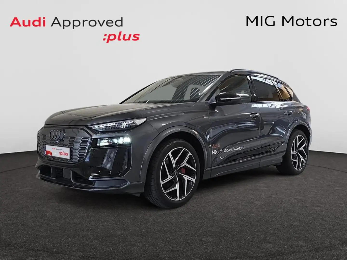 Audi Q6 e-tron SUV S line quattro Grijs - 1