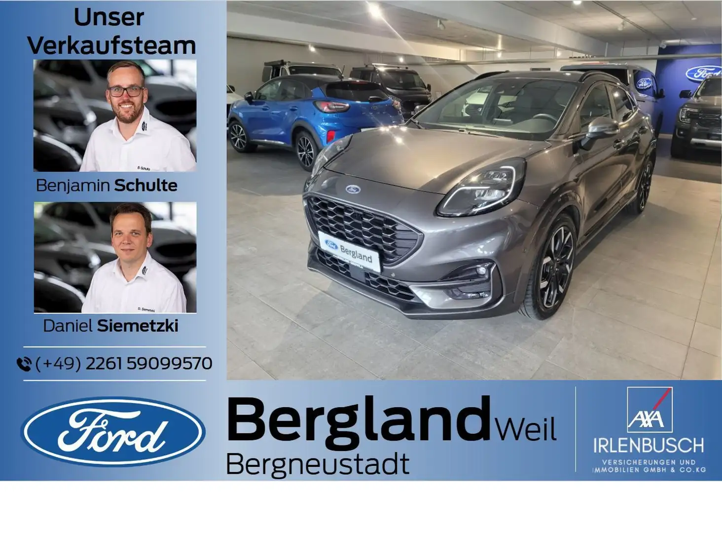 Ford Puma ST-LINE X 1.0T MHEV 125PS Gris - 1