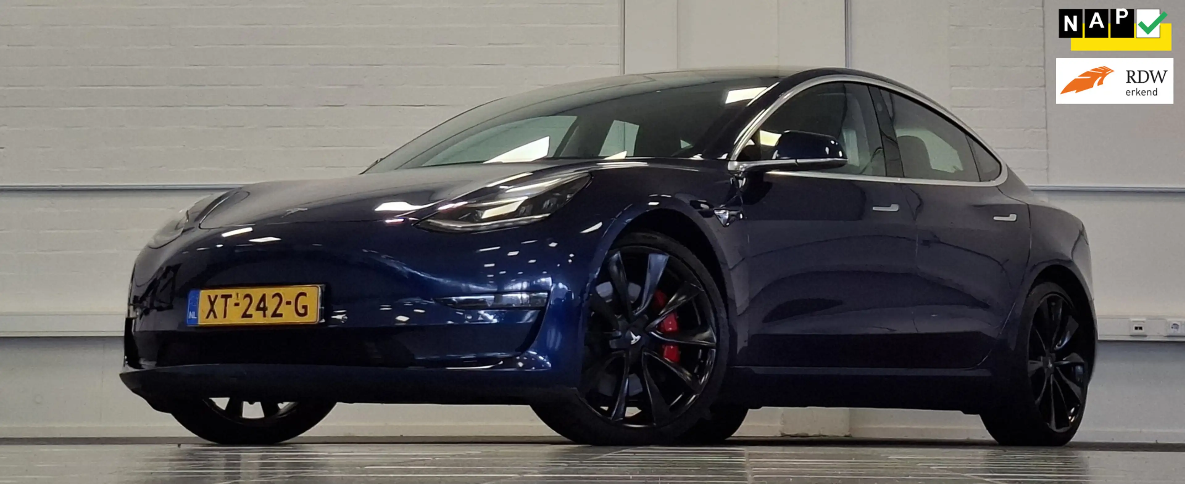 Tesla Model 3 Performance AWD 75 kWh 463PK SOH 83,9% Garantie Mo