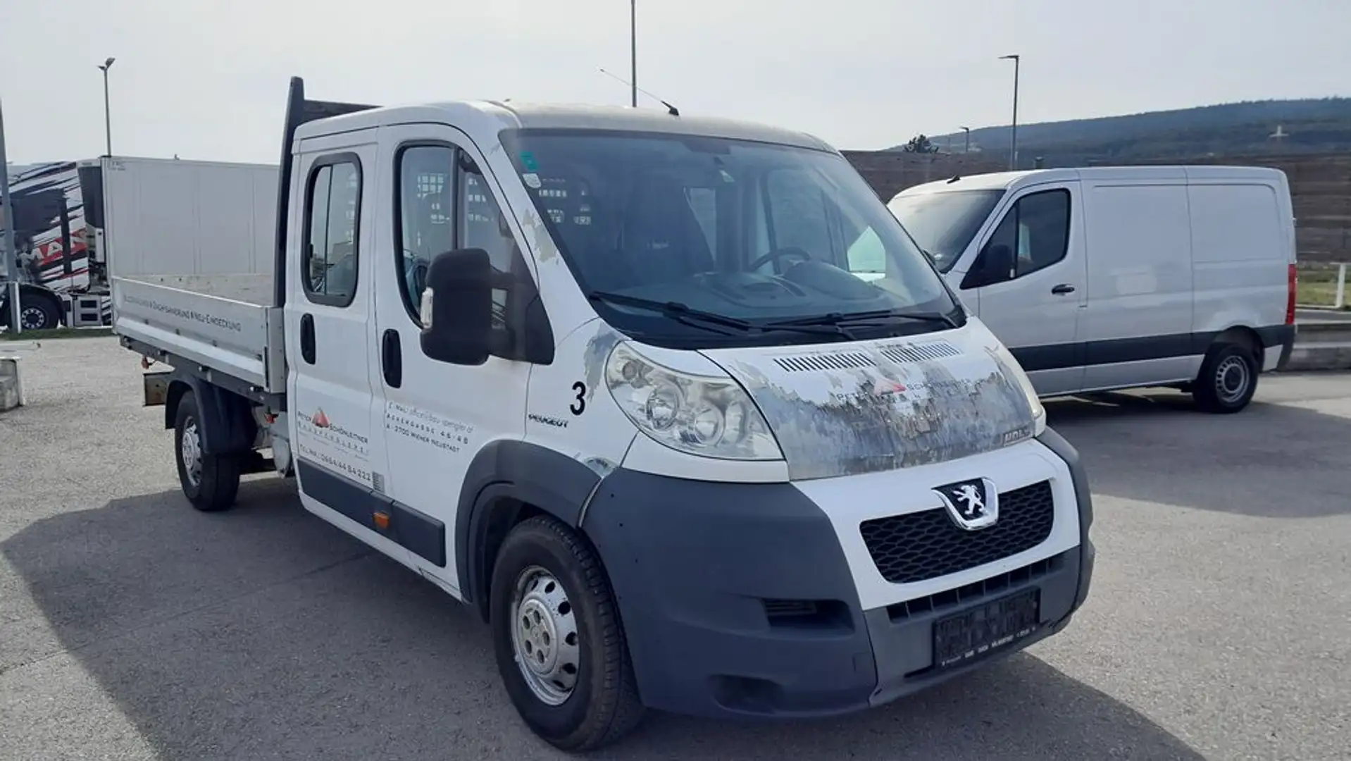 Peugeot Boxer 3.0HDi DoKa Pritsche *Netto €4.991,-* Weiß - 2
