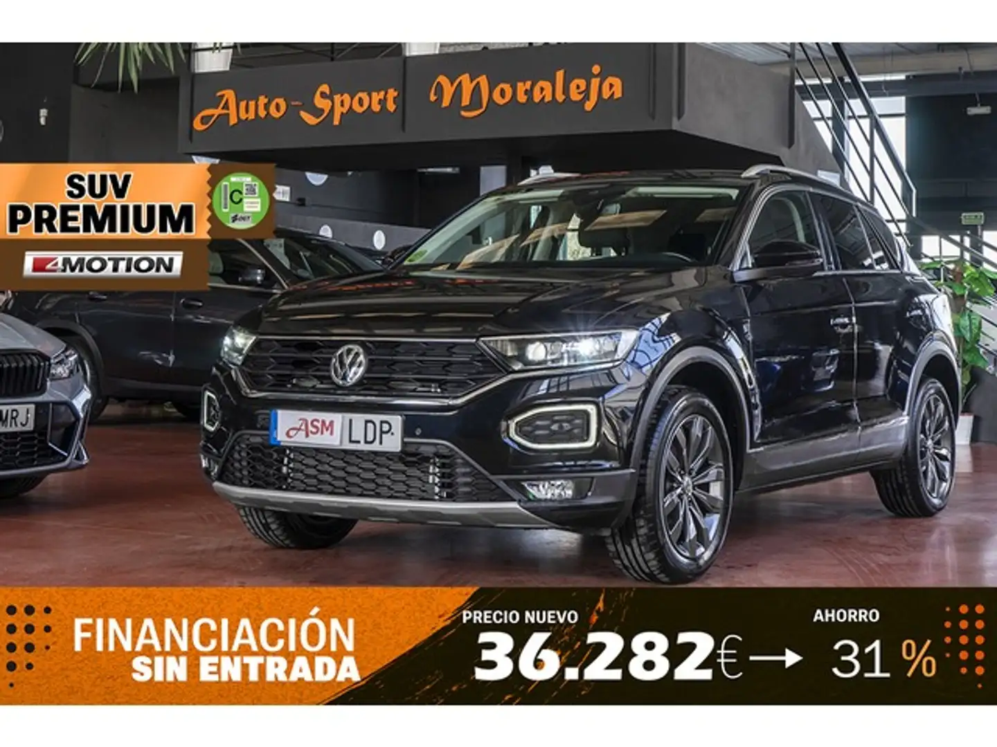 Volkswagen T-Roc 2.0 TSI Sport 4Motion DSG7 Negro - 1
