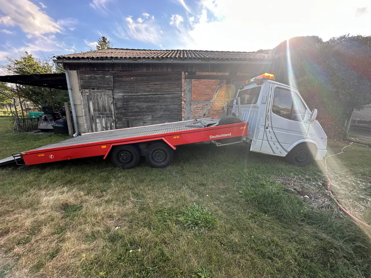 Ford Transit 2,5D, Abschlepper - Knicklader m. el. Winde, foto 6