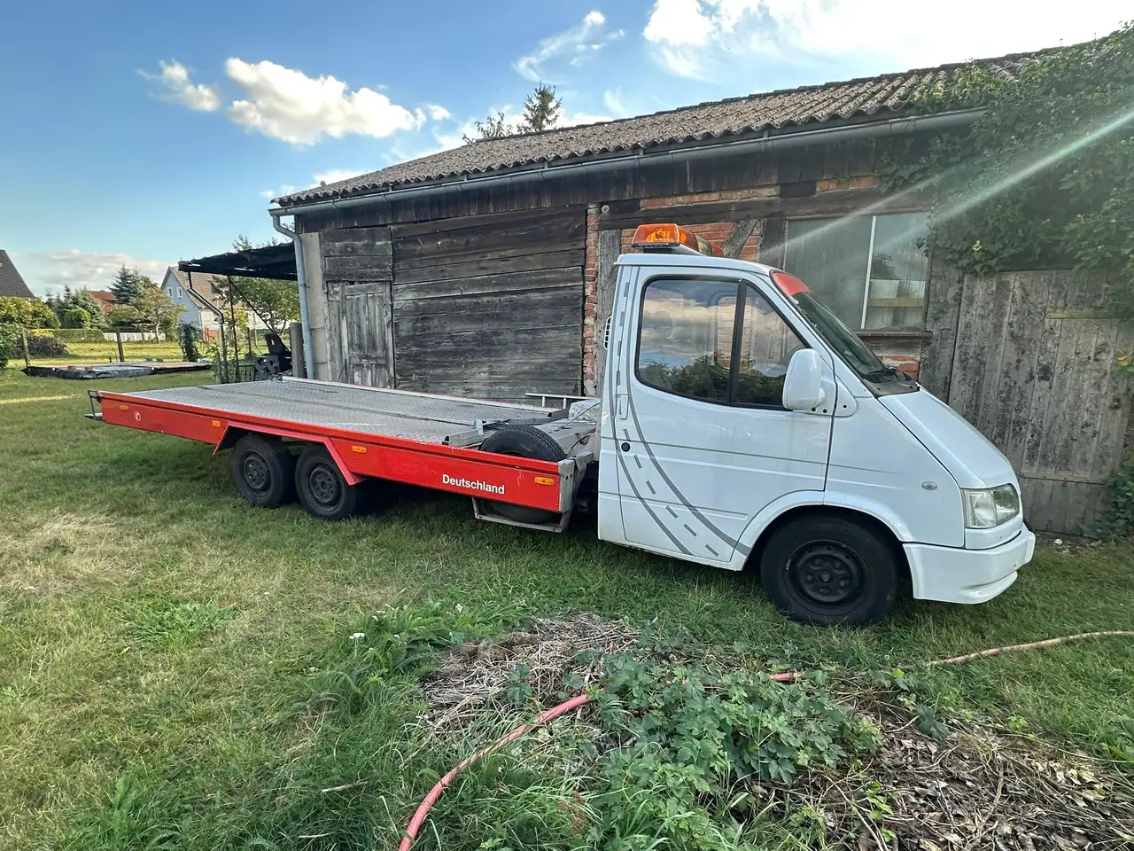 Ford Transit 2,5D, Abschlepper - Knicklader m. el. Winde, foto 2