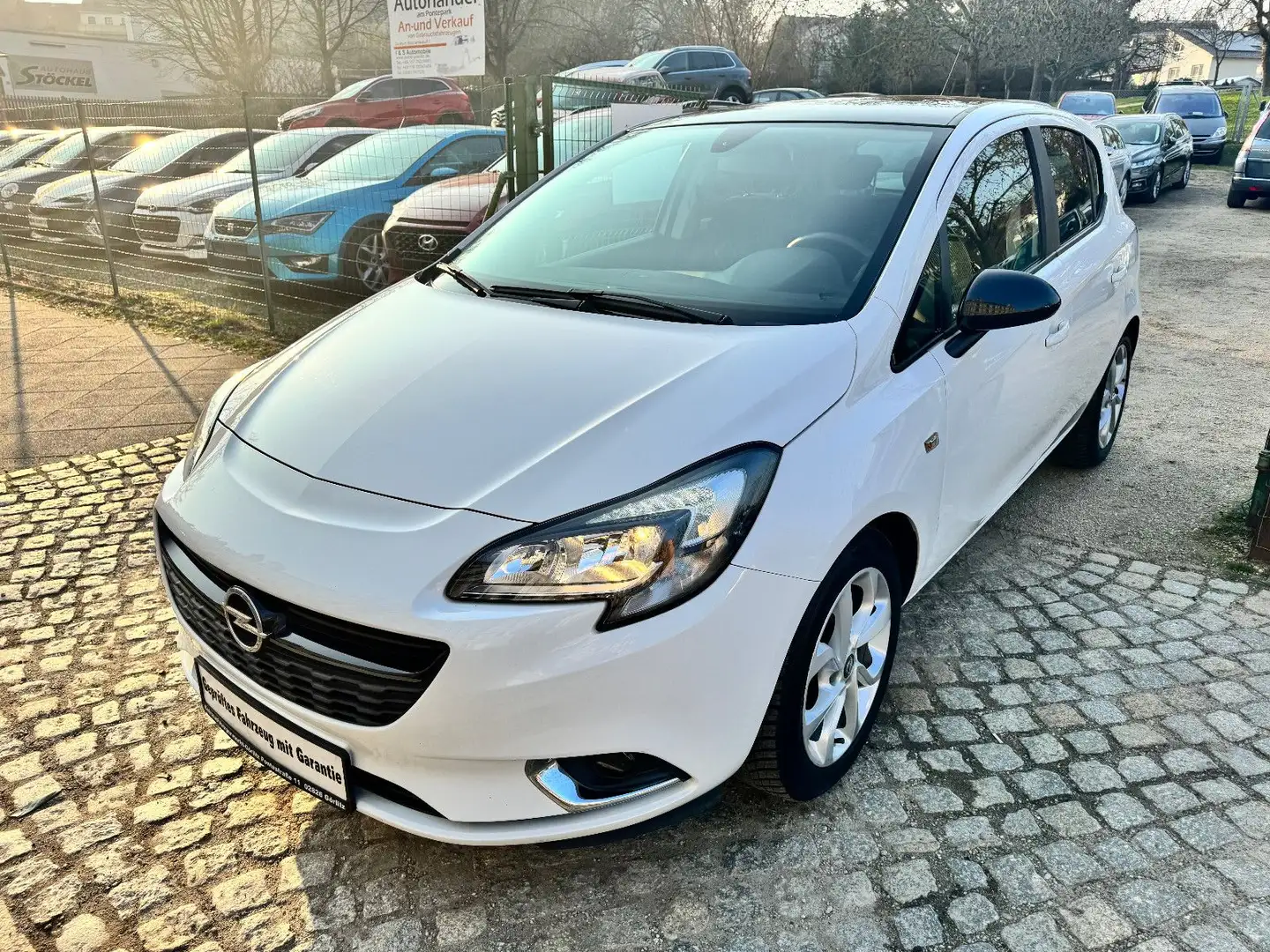 Opel Corsa E Color Edition ecoFlex 1-Hand Scheckheft Weiß - 1