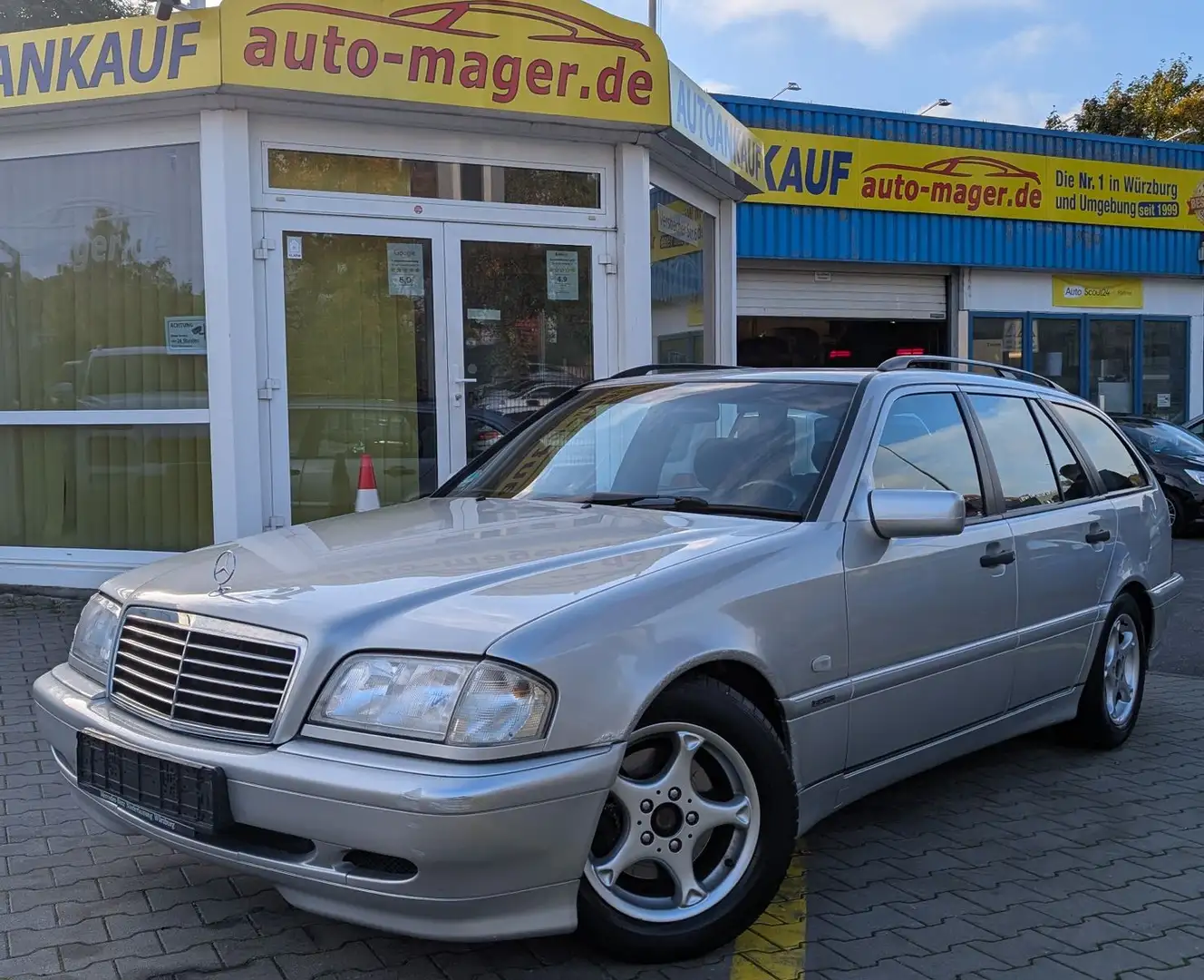 Mercedes-Benz C 180 T Esprit*3.Hd*Klima*Schiebedach*TÜV NEU* Silber - 1