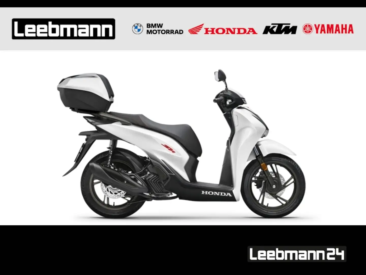 Honda SH 125 i inklusive Smart-Topcase Bianco - 1