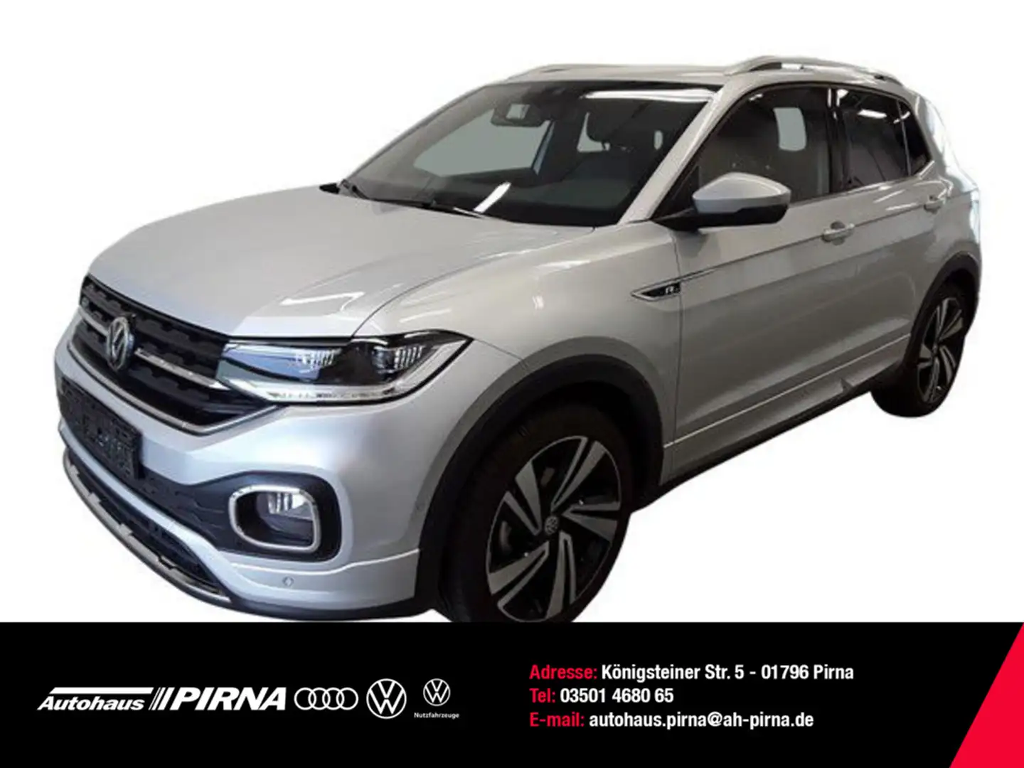 Volkswagen T-Cross 1.5 TSI Style R-Line LED NAVI srebrna - 1