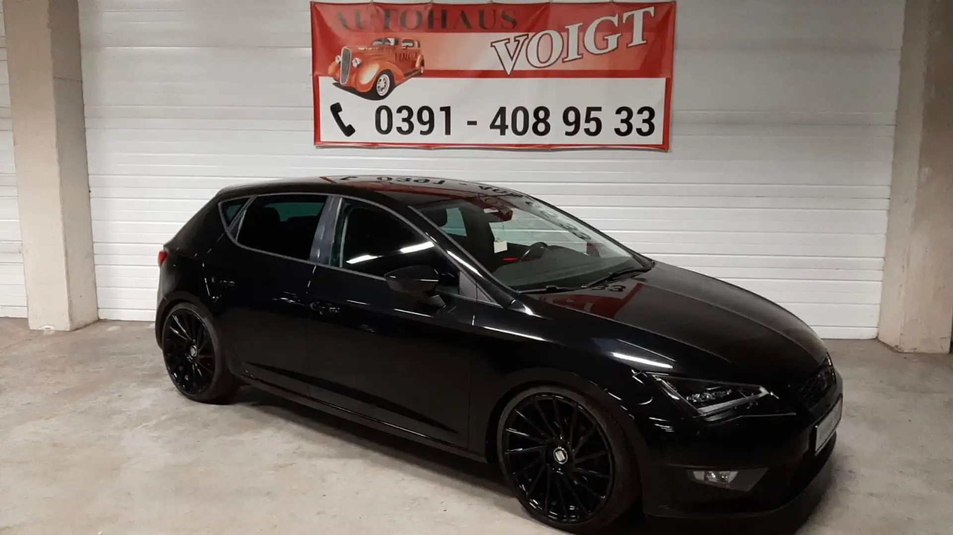 SEAT Leon FR Navi, Teilleder, Tempomat Zwart - 1