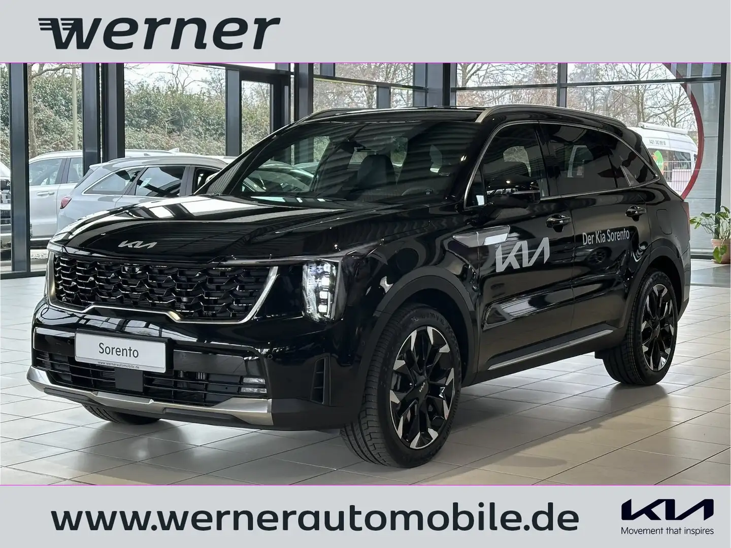 Kia Sorento 2.2 Platinum 7S Nappa AHK Schwarz - 1