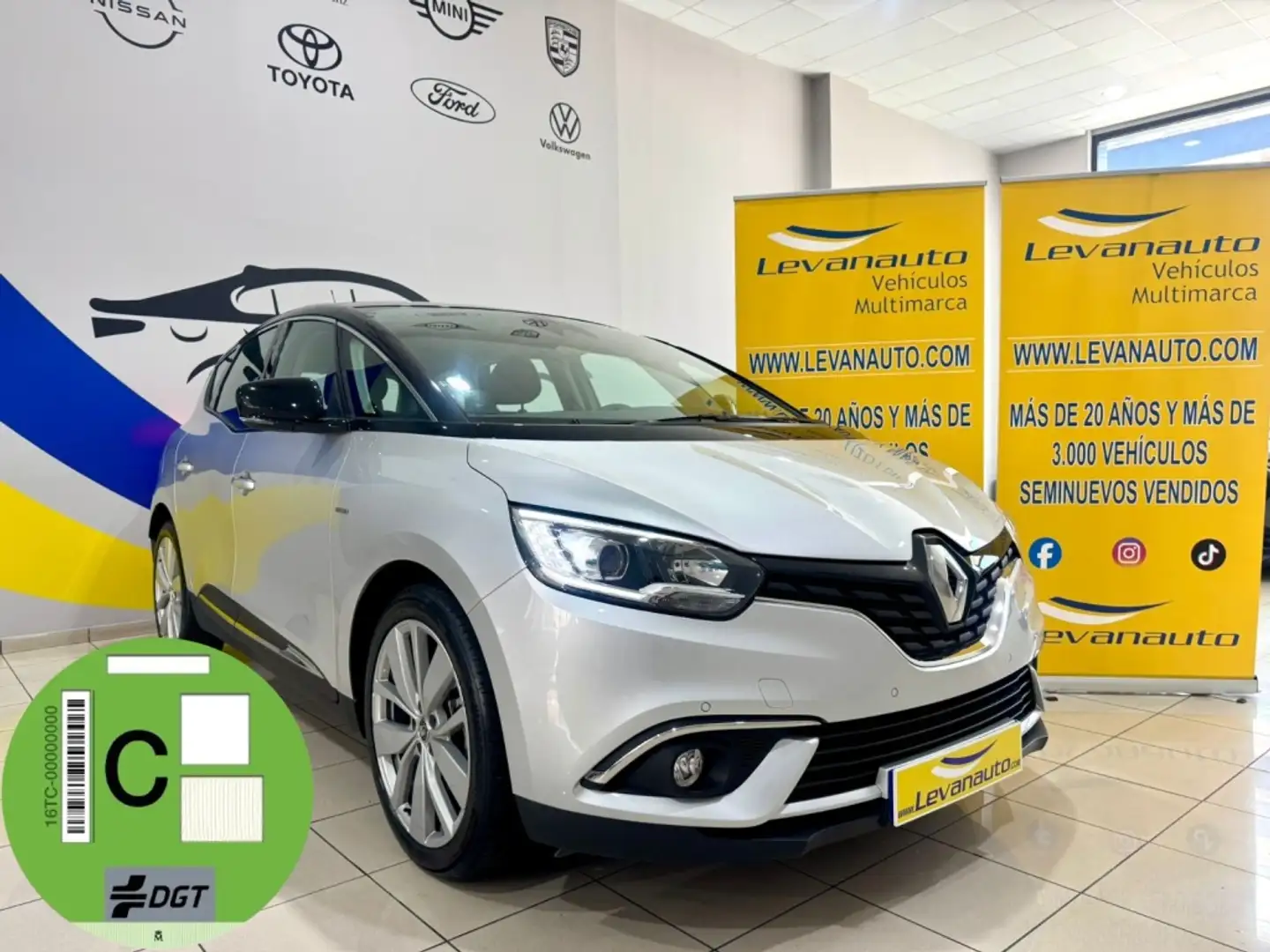 Renault Scenic 1.3 TCe GPF Limited EDC 103kW Silber - 1