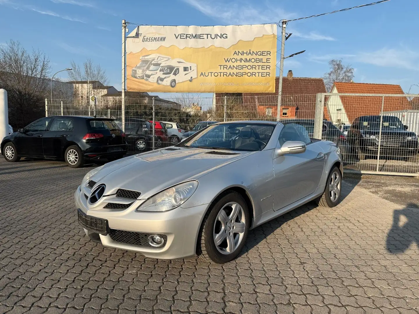 Mercedes-Benz SLK 200 Kompressor Leder Automatik Navi Tüv02.27 Срібний - 1