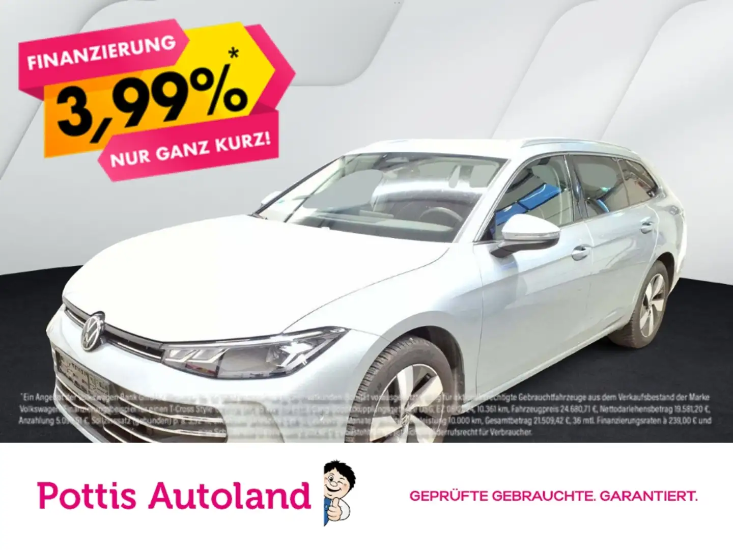 Volkswagen Passat Variant 1.5 eTSI DSG BUSINESS AHK NAVI KAMERA SITZHZG Silber - 1