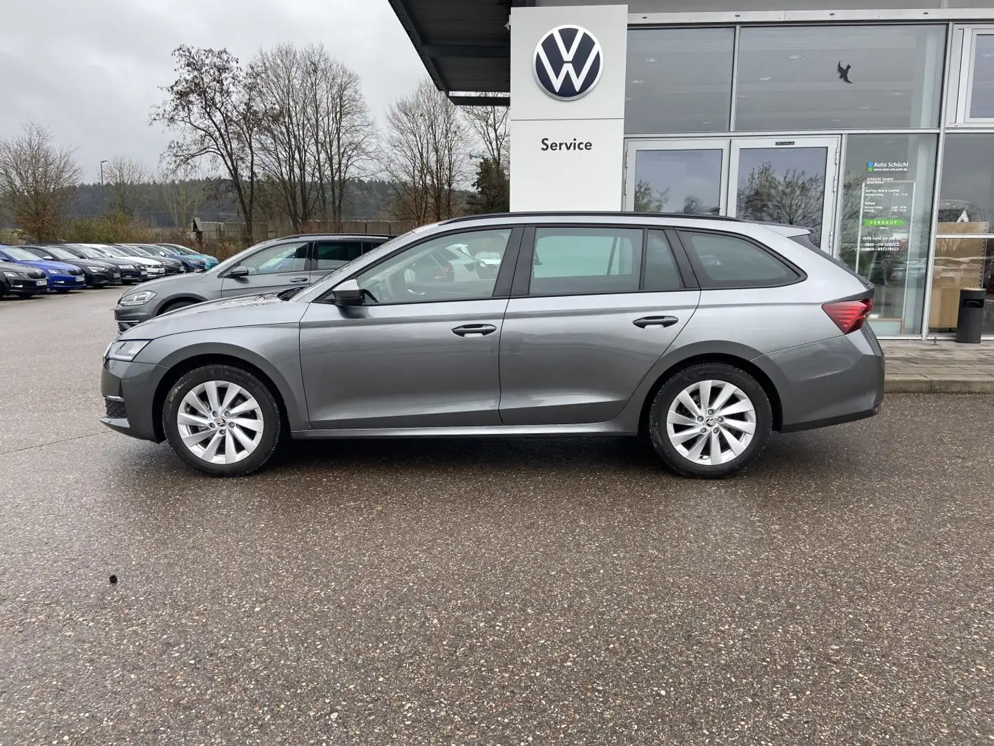 Skoda Octavia Combi 1.5 TSI Selection LED+AHK+SMART-LI Grau - 2