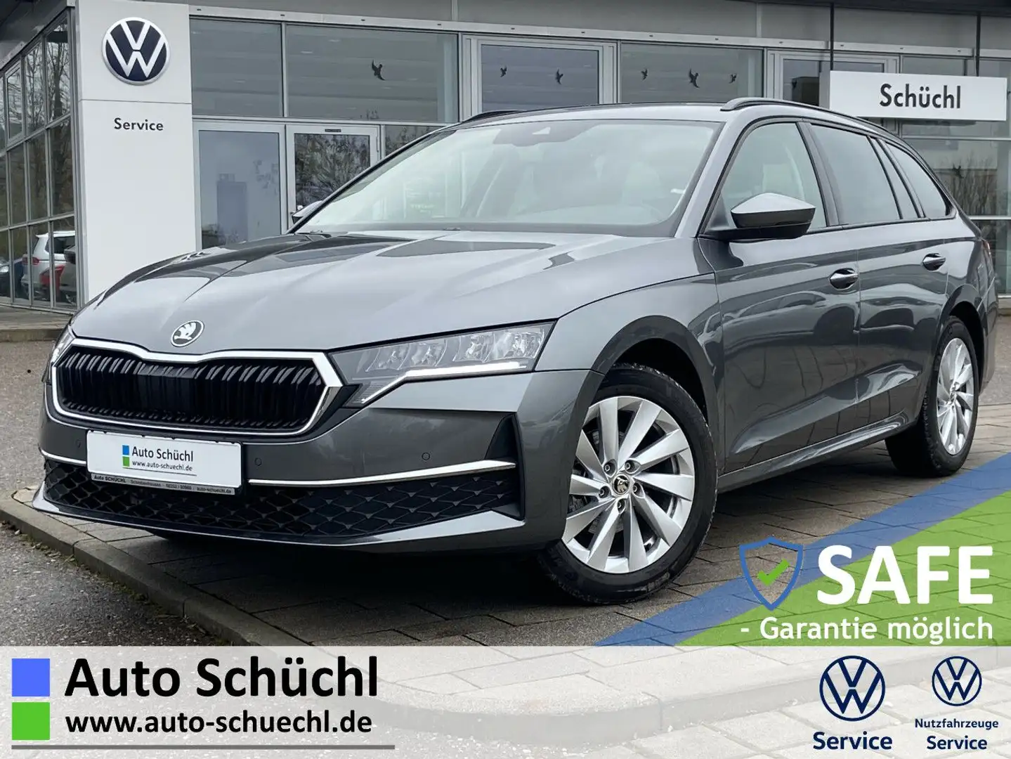 Skoda Octavia Combi 1.5 TSI Selection LED+AHK+SMART-LI Grau - 1