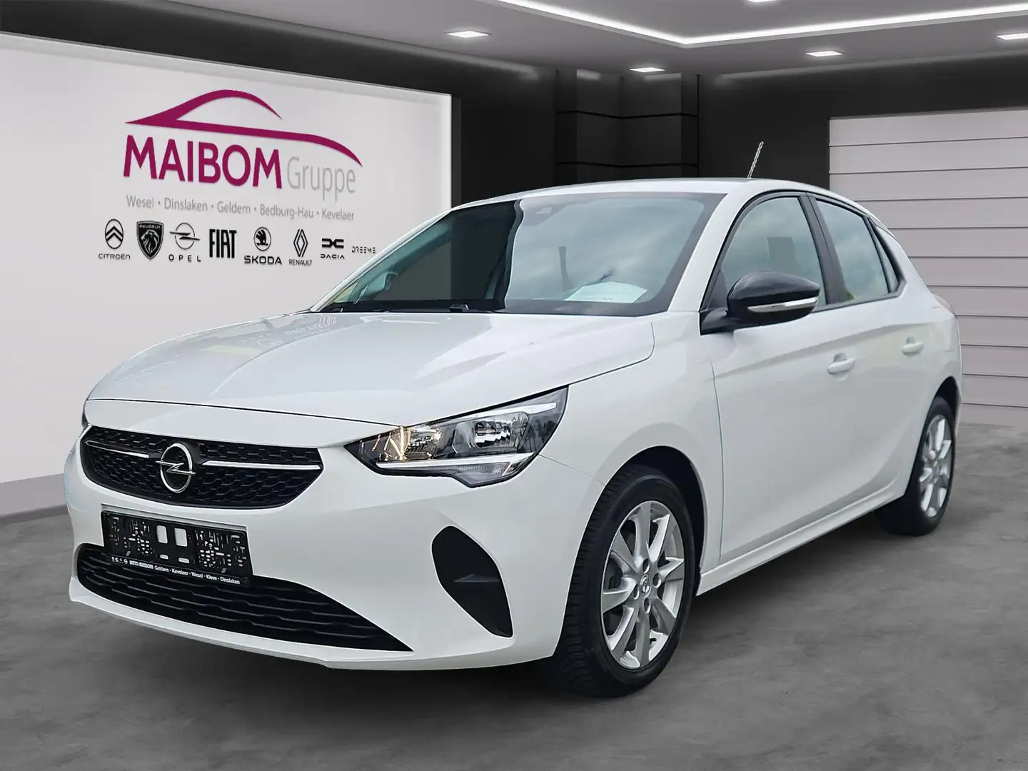 Opel Corsa F Edition RFK//SHZG//ANDROID//APPLE CAR Blanc - 1