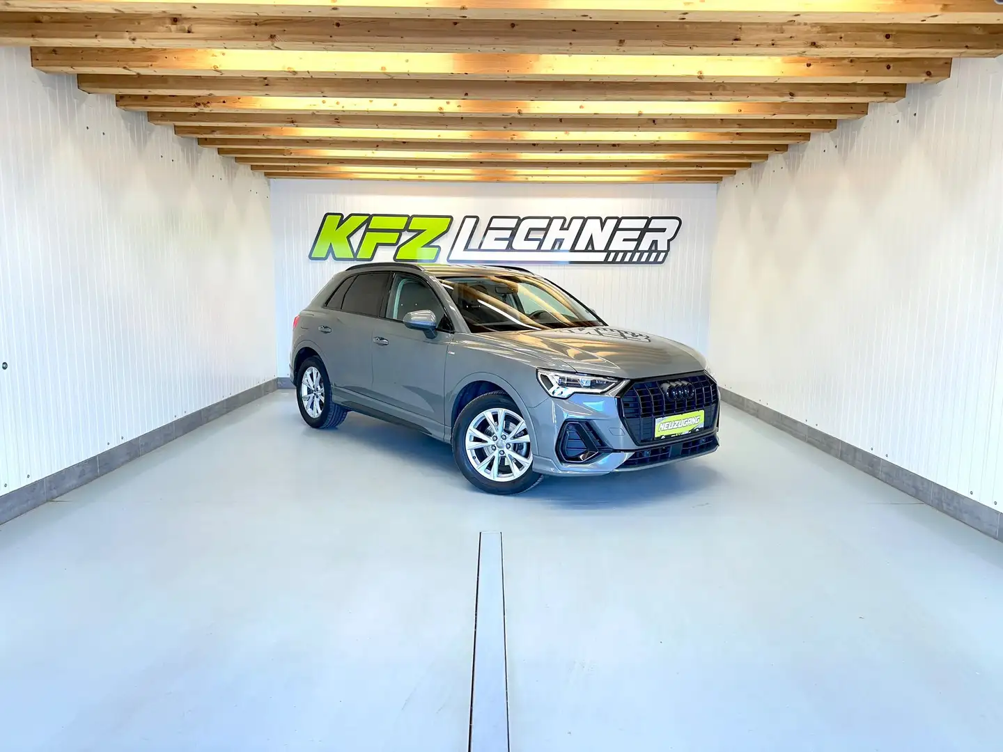 Audi Q3 35 TDI S-tr. "S line" AHK*LEDER*VIRTUAL*LED*R-KAM Grau - 1