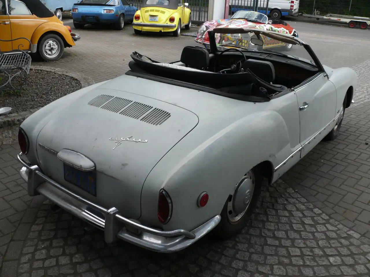 Volkswagen Karmann Ghia Cabrio ungeschweißt aus Californien, foto 2