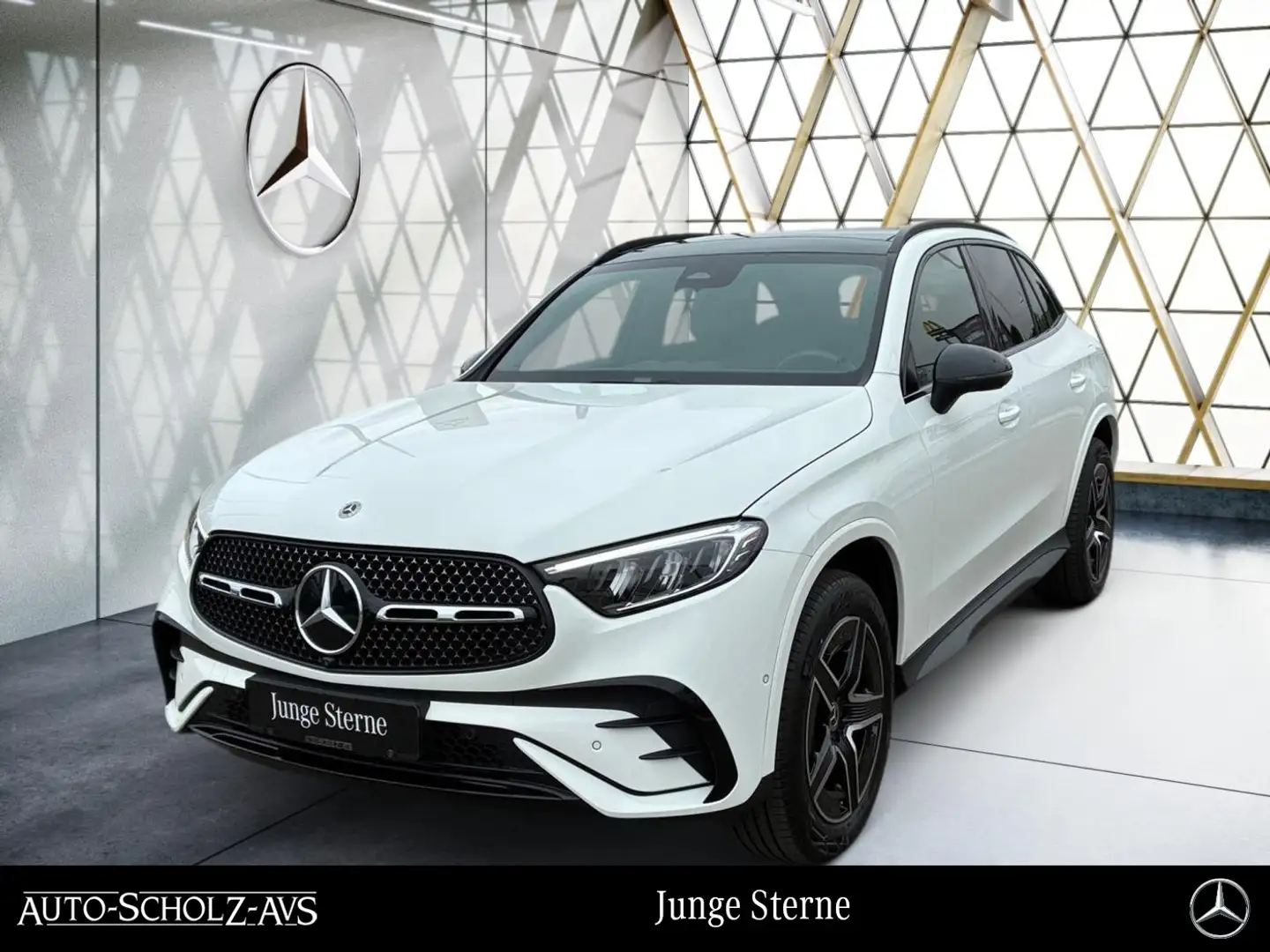 Mercedes-Benz GLC 300 de 4M  AMG Night*Pano*AHK*Memory*Easy-P* Weiß - 1