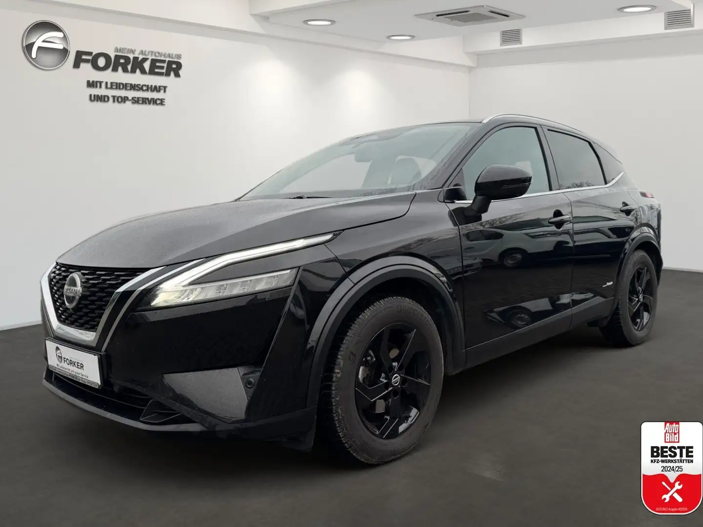 Nissan Qashqai 1.3 DIG-T Premiere Edition 1.Hand AHK Noir - 1