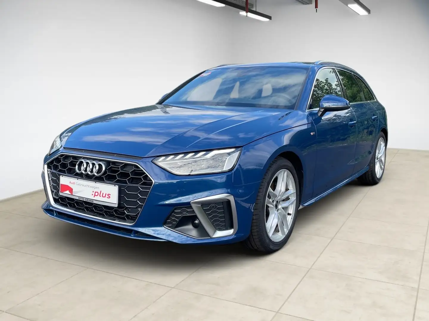Audi A4 Avant 35 TFSI S line KLIMA LED NAVI LEDER Blau - 2