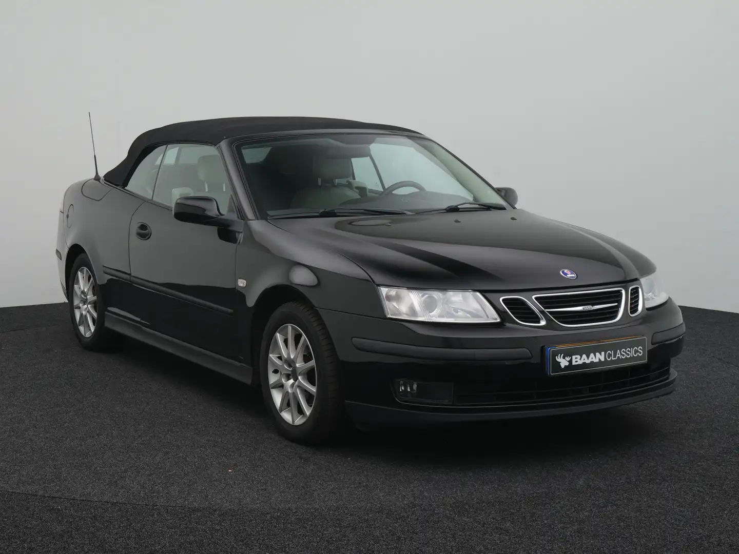 Saab 9-3 Cabrio 2.0t Linear | Lage km stand | Schwarz - 2