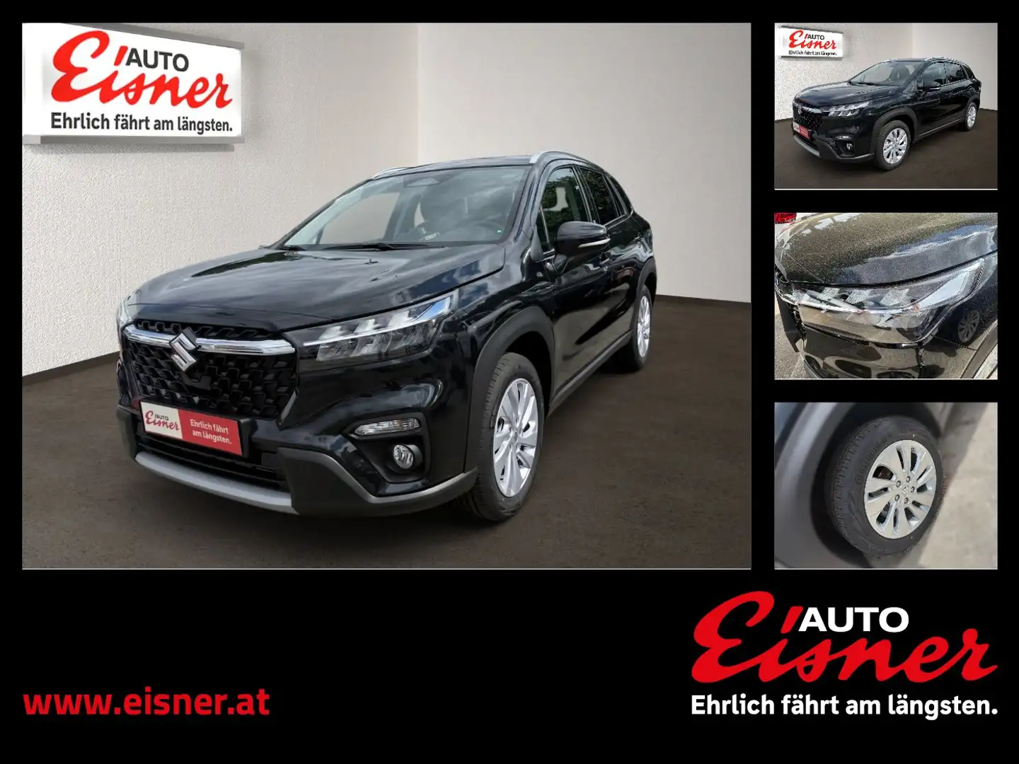 Suzuki S-Cross 1,4 GL+ Hybrid Shine 2xKlima ACC KeyLess Schwarz - 1
