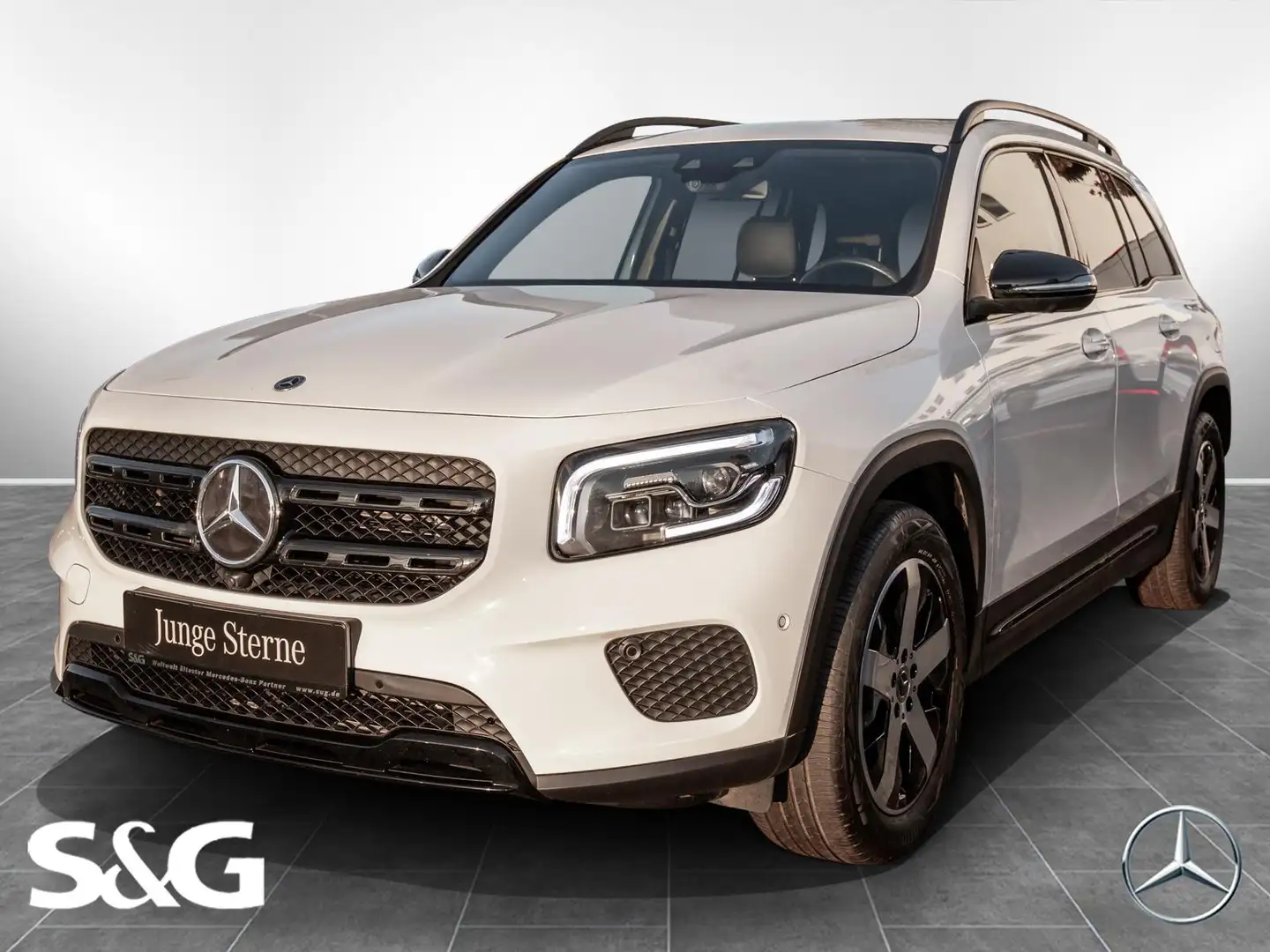 Mercedes-Benz GLB 220 d Progressive Night+MBUX+360°+18 Weiß - 1