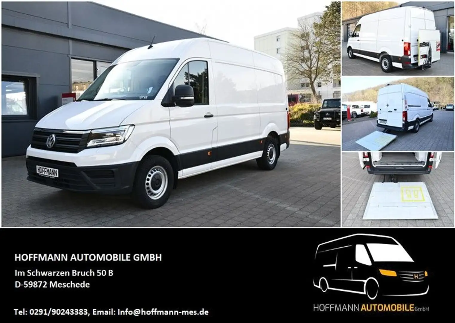 Volkswagen Crafter Kasten Ladebordwand Massagesitz L2H2 LBW Bianco - 1