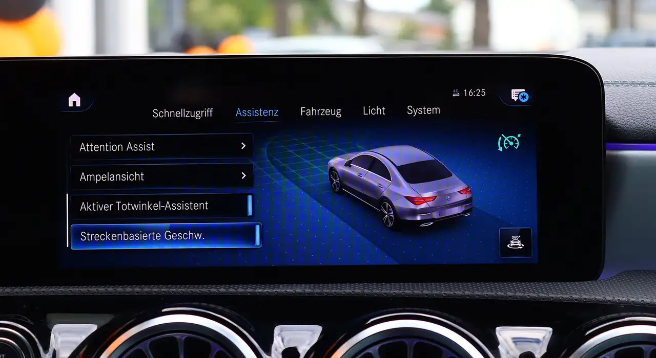 Mercedes-Benz CLA e 3x AMG NIGHT DISTRO+KAM360+TOTWINKEL, миниатюра 19