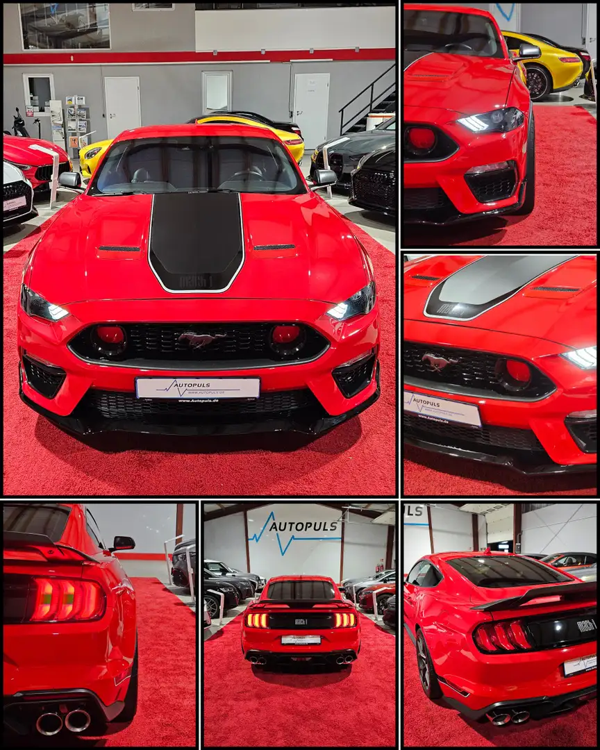 Ford Mustang 5.0 GT*MACH 1*LEDER*NAVI*VIRTUAL* Rood - 2
