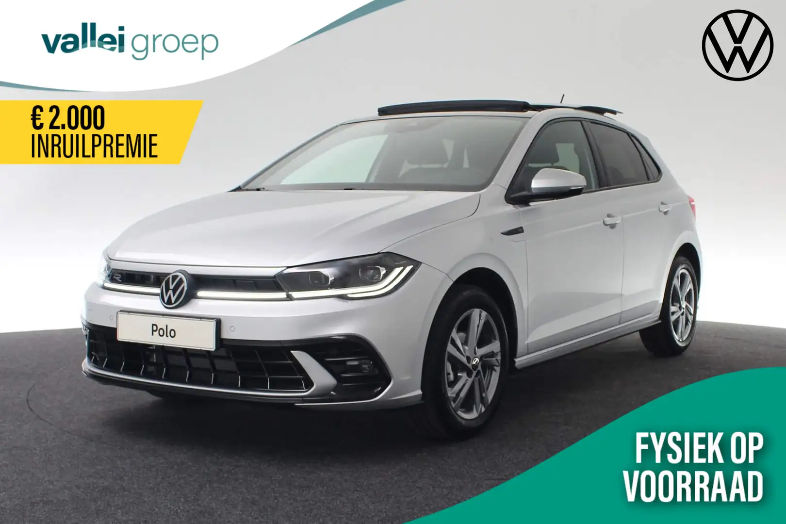 Volkswagen Polo R-Line 1.0 TSI 70 kW / 95 pk DSG | Camera | Panora Zilver - 1