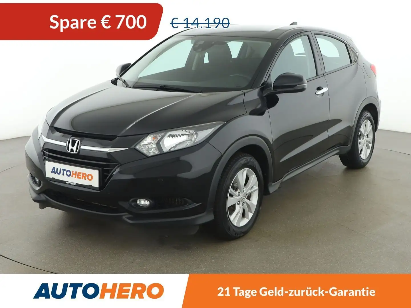 Honda HR-V 1.6 DTEC Elegance *LIMITER*NAVI*SPUR*SHZ* Schwarz - 1