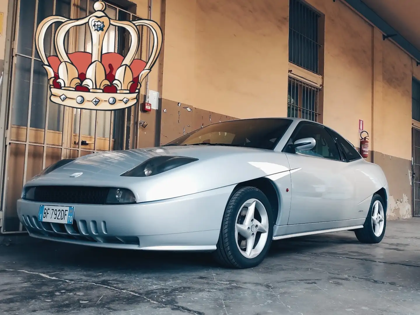 Fiat Coupe 1.8 16v c/abs,AC,CL Сірий - 1