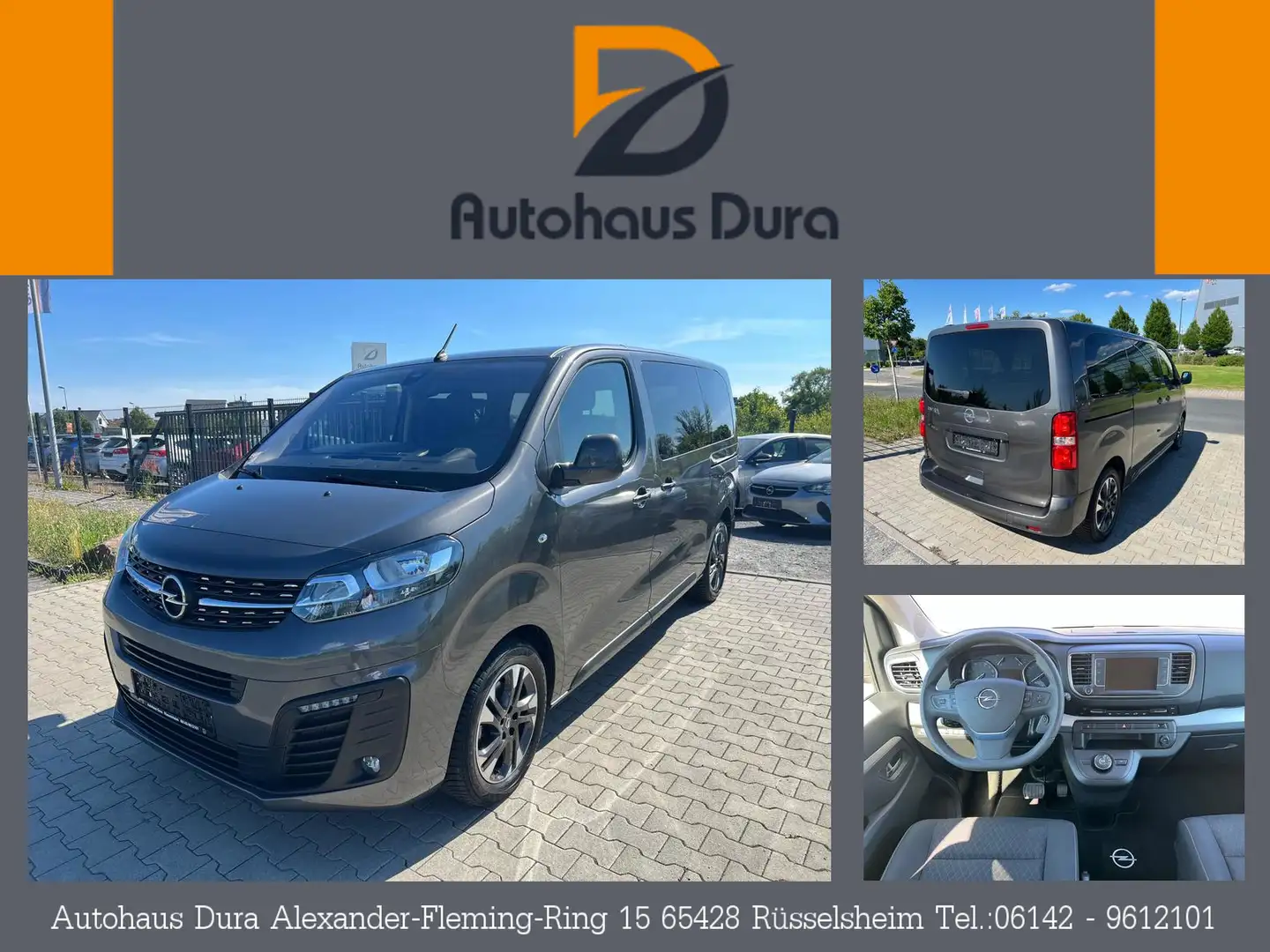 Opel Zafira Life 2.0 D Edition M Aut. Navi+Shz+Pdc Gris - 1