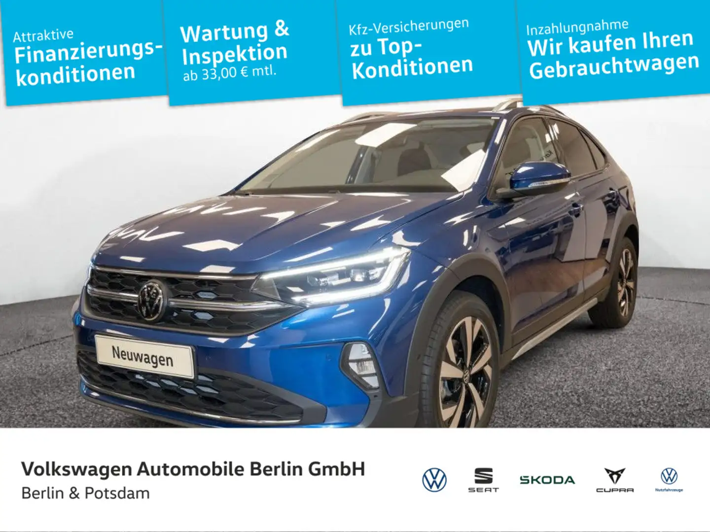 Volkswagen Taigo 1.0 TSI Style Blau - 1