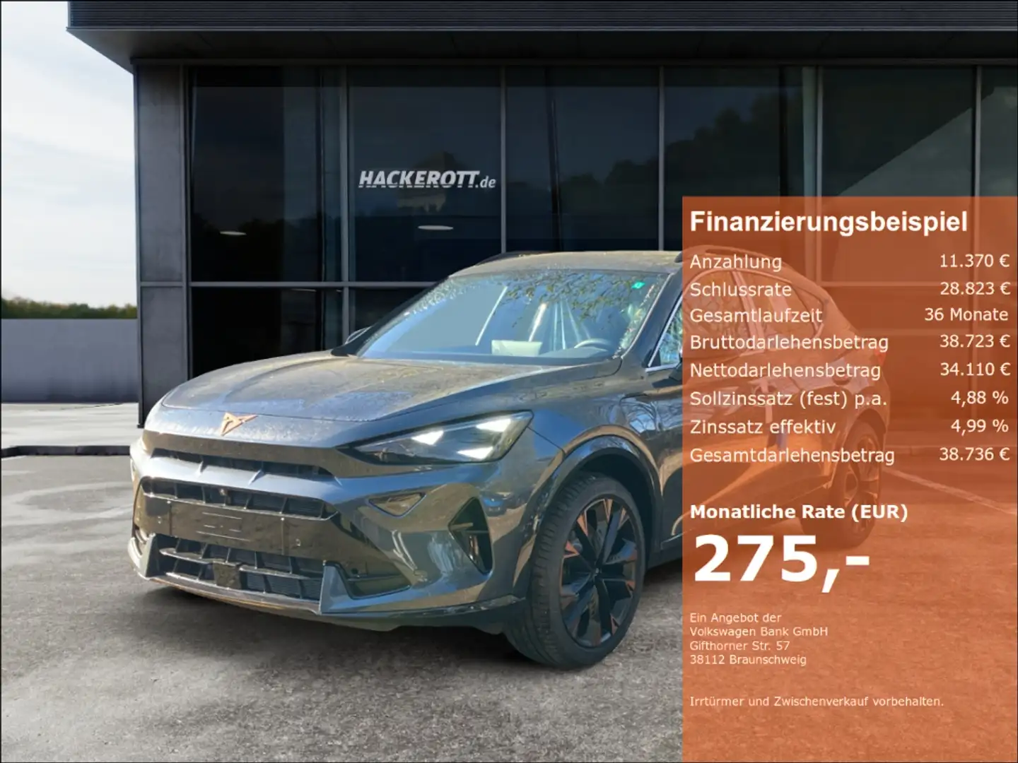 CUPRA Formentor VZ 1.5 e-HYBRID 200 kW (272 PS) 6-Gang-DSG Grau - 1