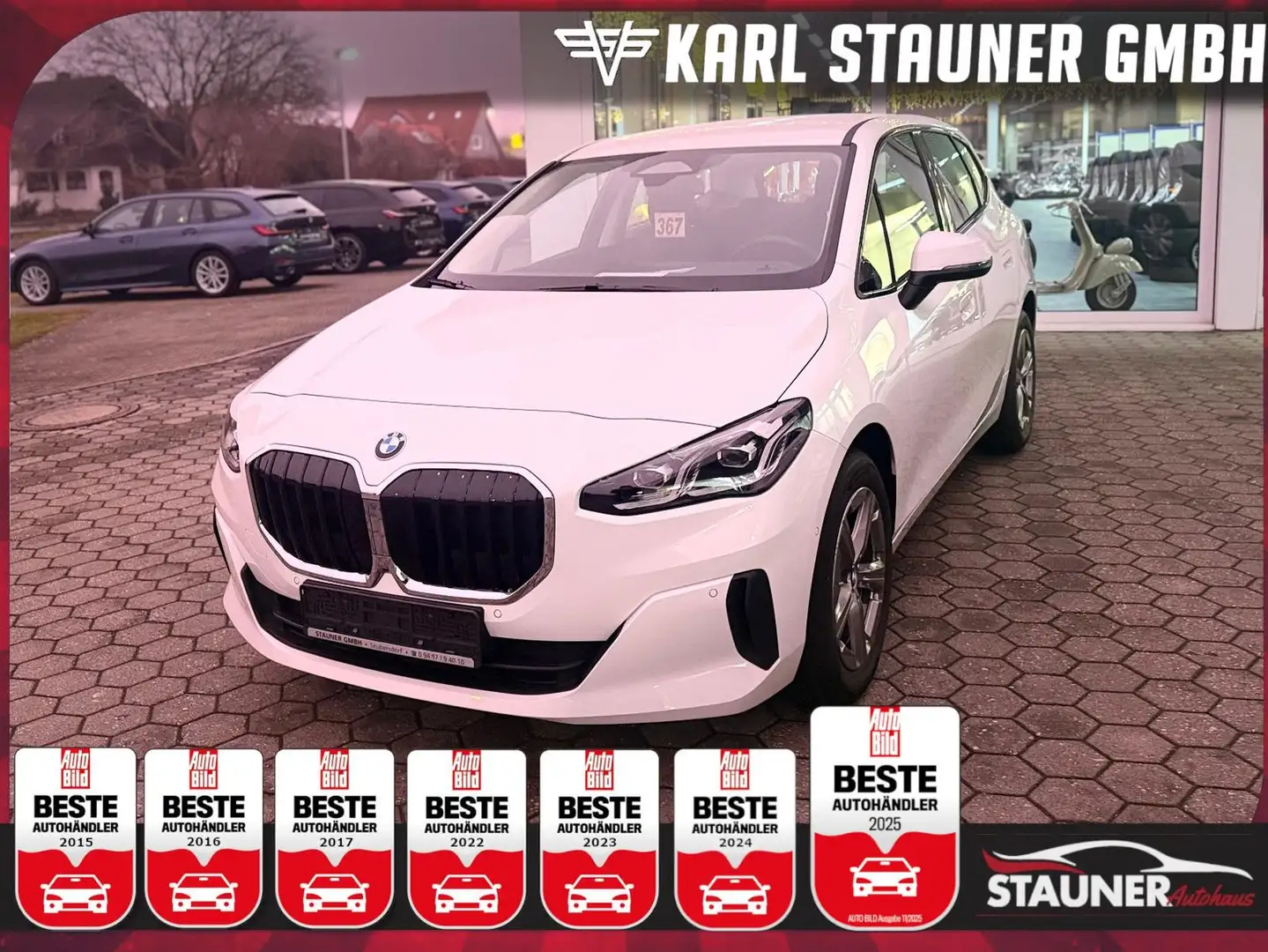 BMW 216 216 i Active Tourer KAMERA DAB NAVI KLIMA Weiß - 1