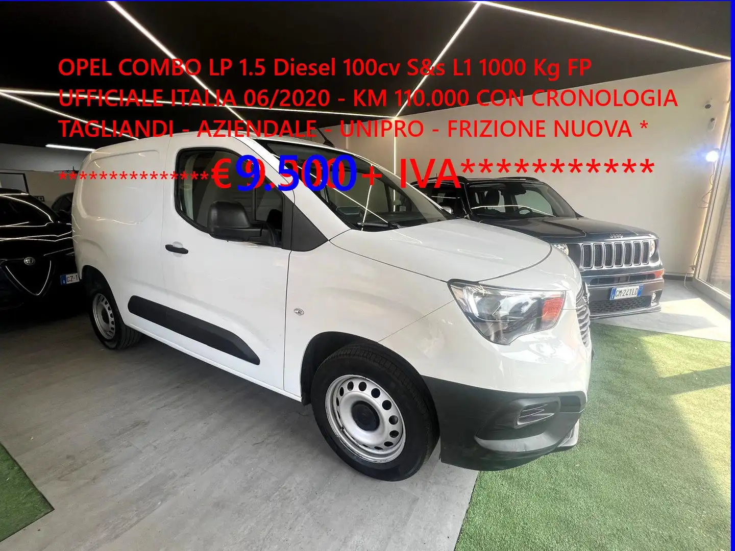 Opel Combo LP 1.5 Diesel 100cv L1 1000 Kg CRONO TAGLIANDI Blanc - 1
