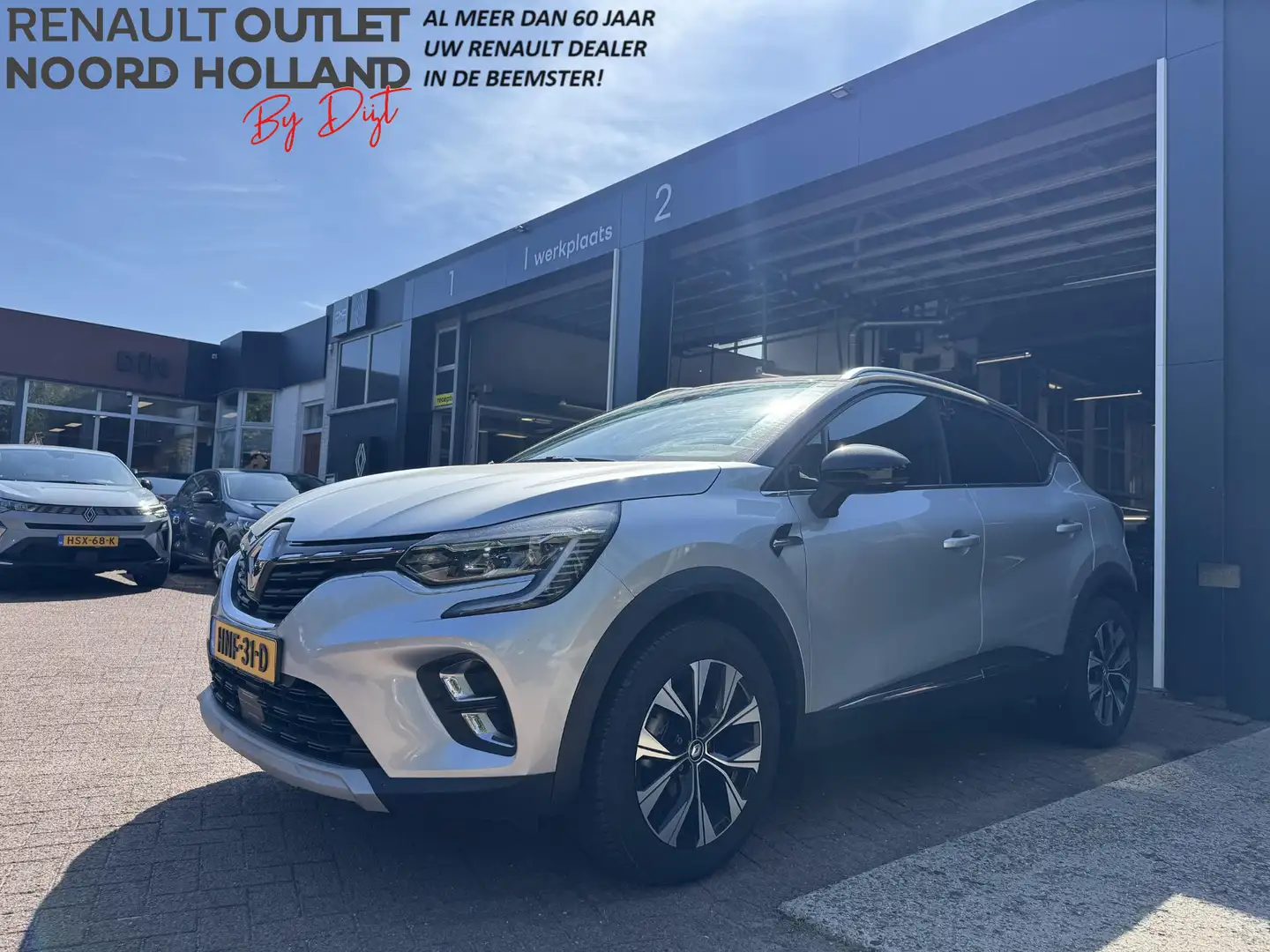 Renault Captur 1.0 TCe 90 Techno+Pack Winter+360 Camera!! Grijs - 1