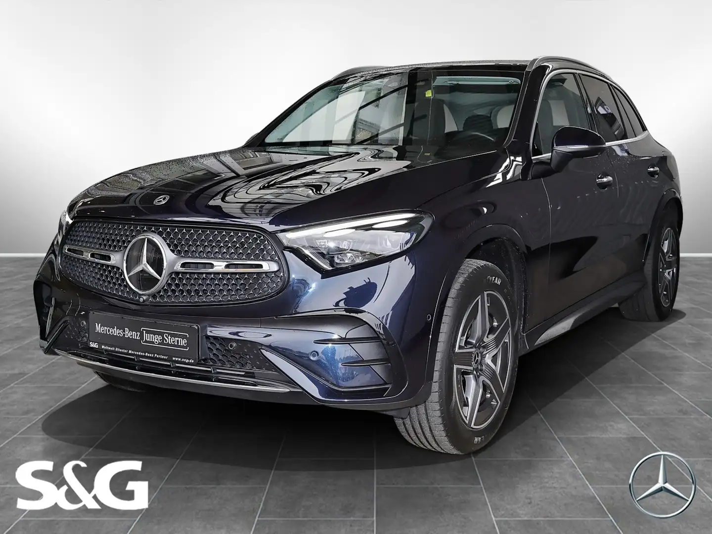 Mercedes-Benz GLC 400 e 4M AMG AHK+PANORAMA+360°+DISTRONIC+19" Blau - 1