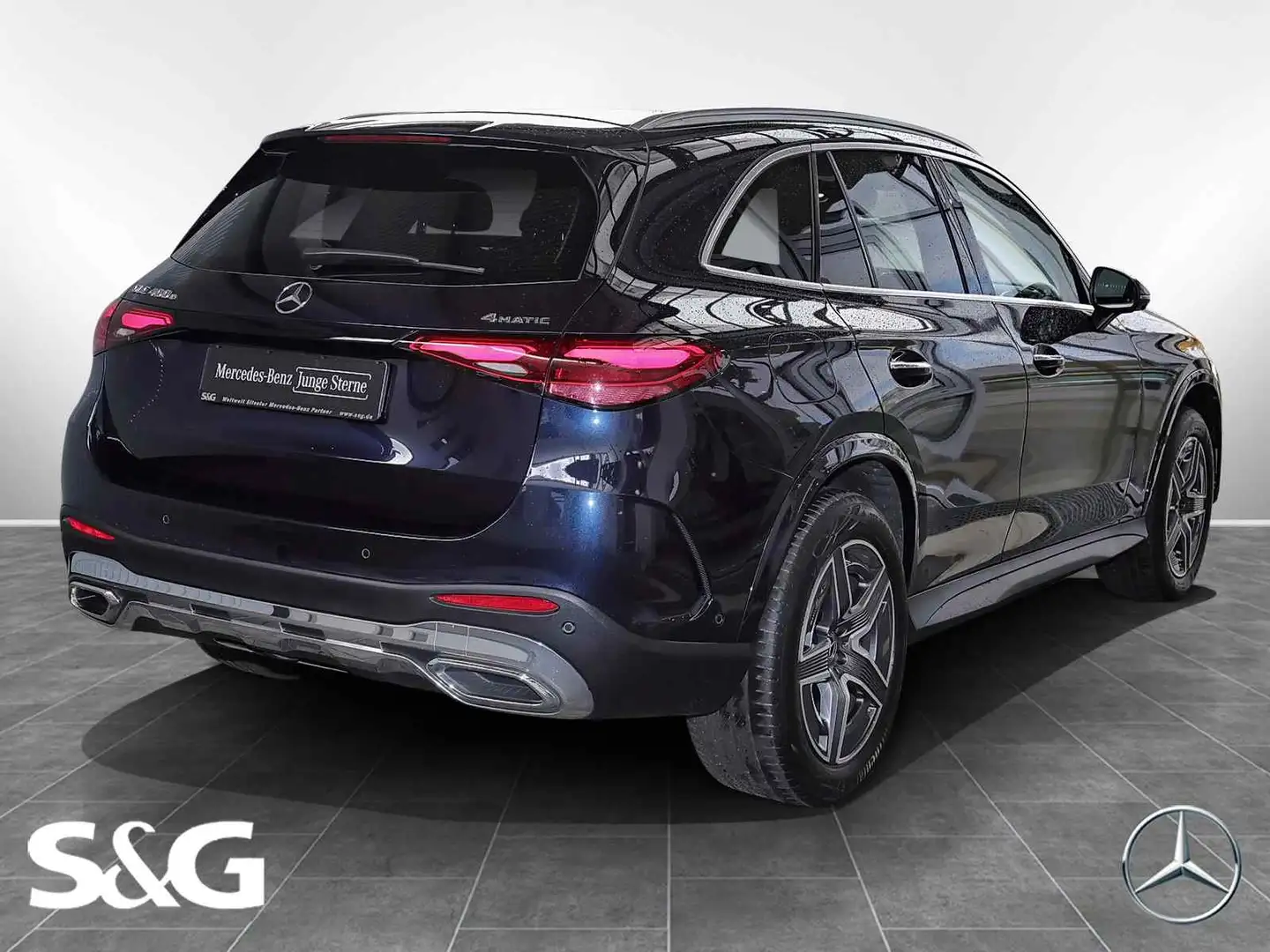 Mercedes-Benz GLC 400 e 4M AMG AHK+PANORAMA+360°+DISTRONIC+19" Blau - 2