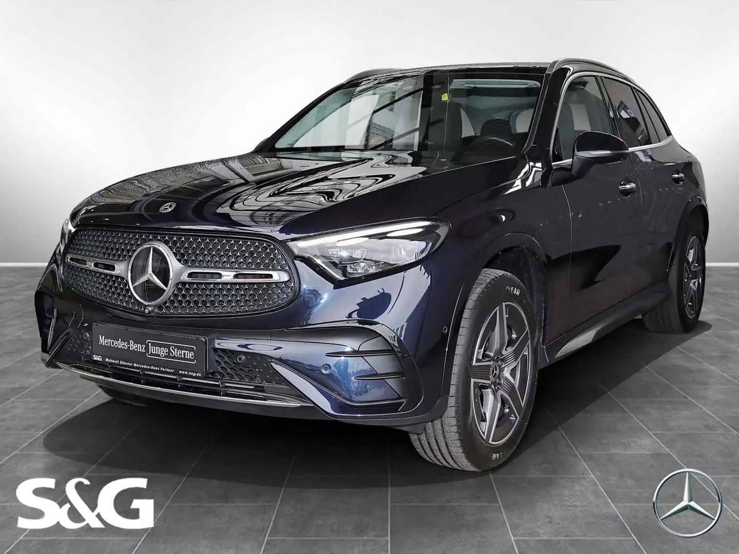Mercedes-Benz GLC 400 e 4M AMG AHK+PANORAMA+360°+DISTRONIC+19" Blau - 1