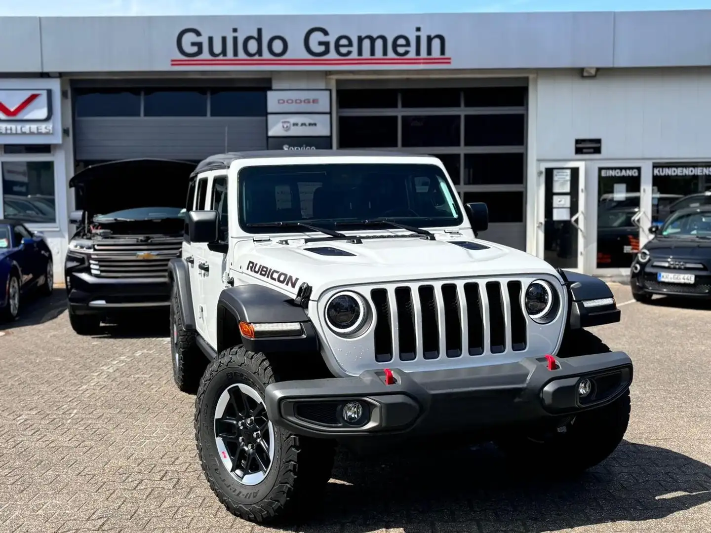 Jeep Wrangler Unlimited Rubicon 2.0l 4x4 Automatik Soft-Top Blanc - 1