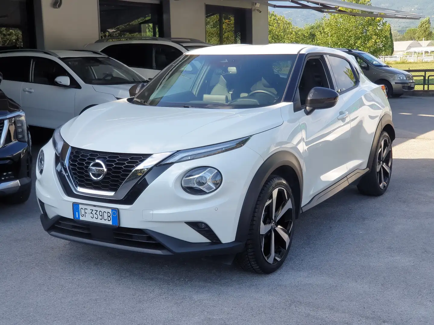 Nissan Juke Juke II 1.0 dig-t Tekna KM 41.000 Wit - 1