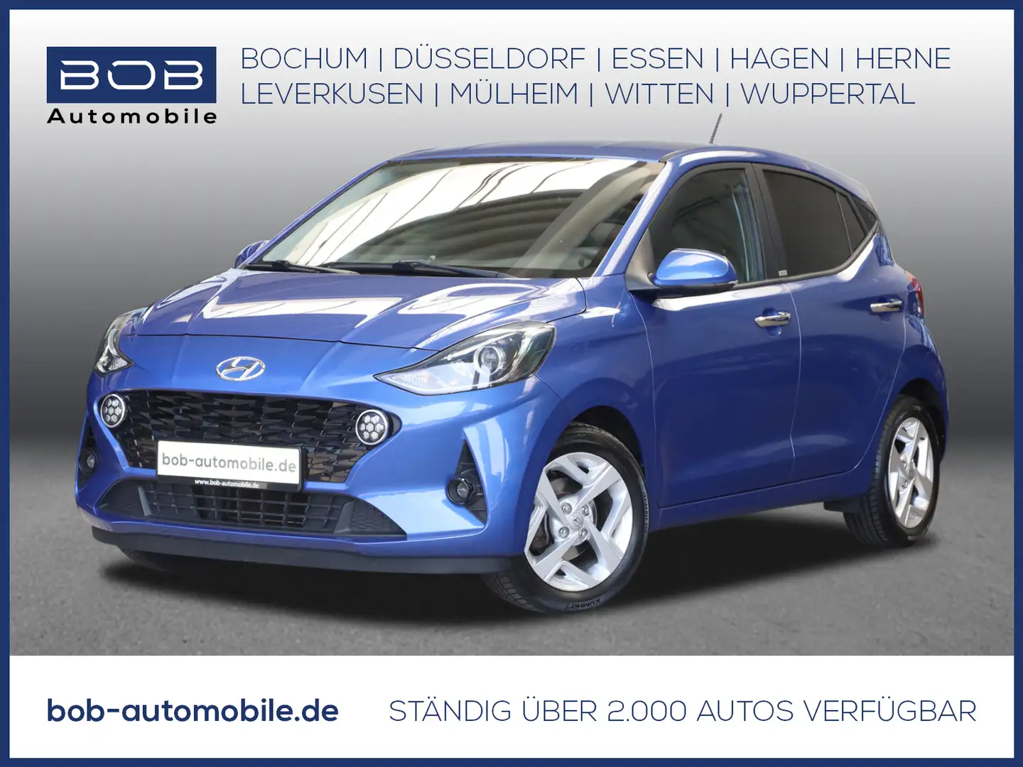 Hyundai i10 1.2 AT Style SHZ PDC KLIMA CARPLAY ANDROID Blau - 1