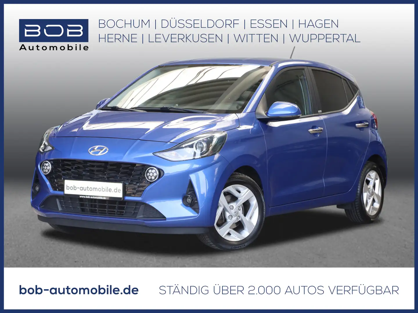 Hyundai i10 1.2 AT Style SHZ PDC KLIMA CARPLAY ANDROID plava - 1