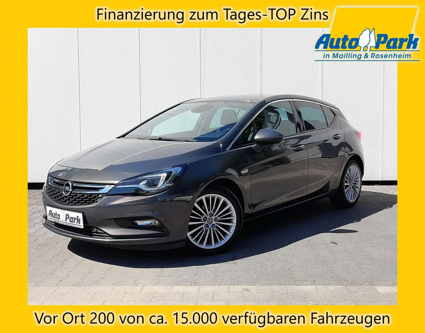 Opel Astra 1.4 SIDI Turbo NAVI~2xPDC~RFK~ALU17"~GRA Grijs - 1
