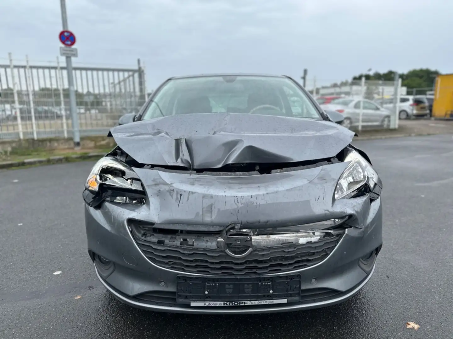 Opel Corsa E 120 Jahre ecoFlex 1.4*CAM*SZH*PDC*Klima* Grau - 2